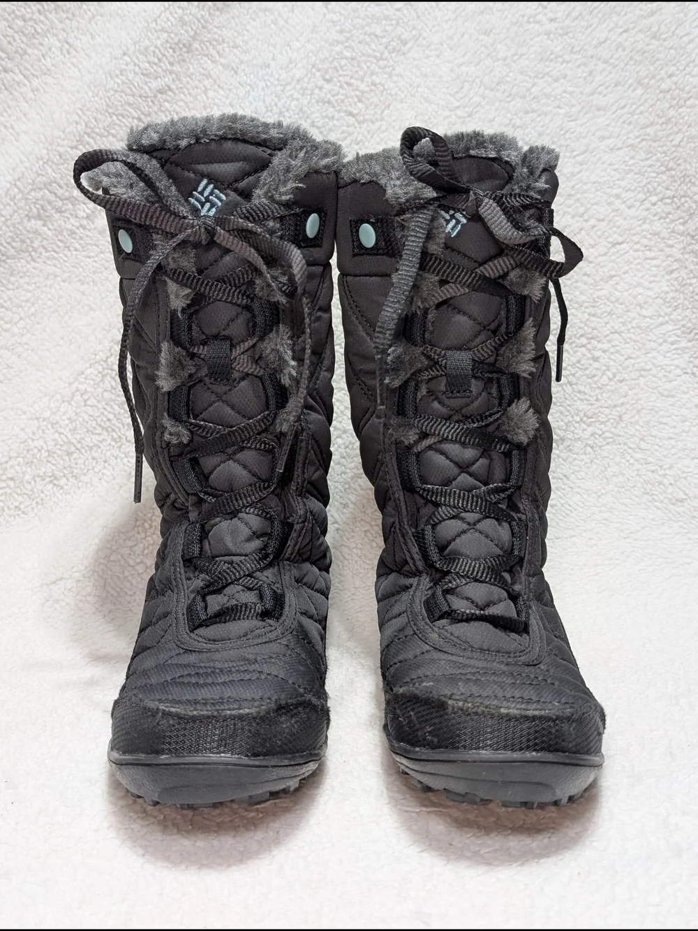 Columbia Youth Minx Mid 3 Waterproof Insulated Winter Snow Boots Sz 1